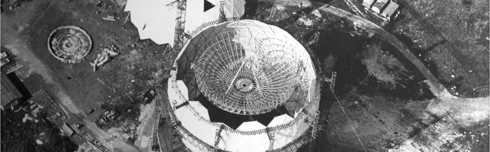 Im Jahr 1968 befand sich das Weltraumbeobachtungsradar TIRA mitten im Bau.