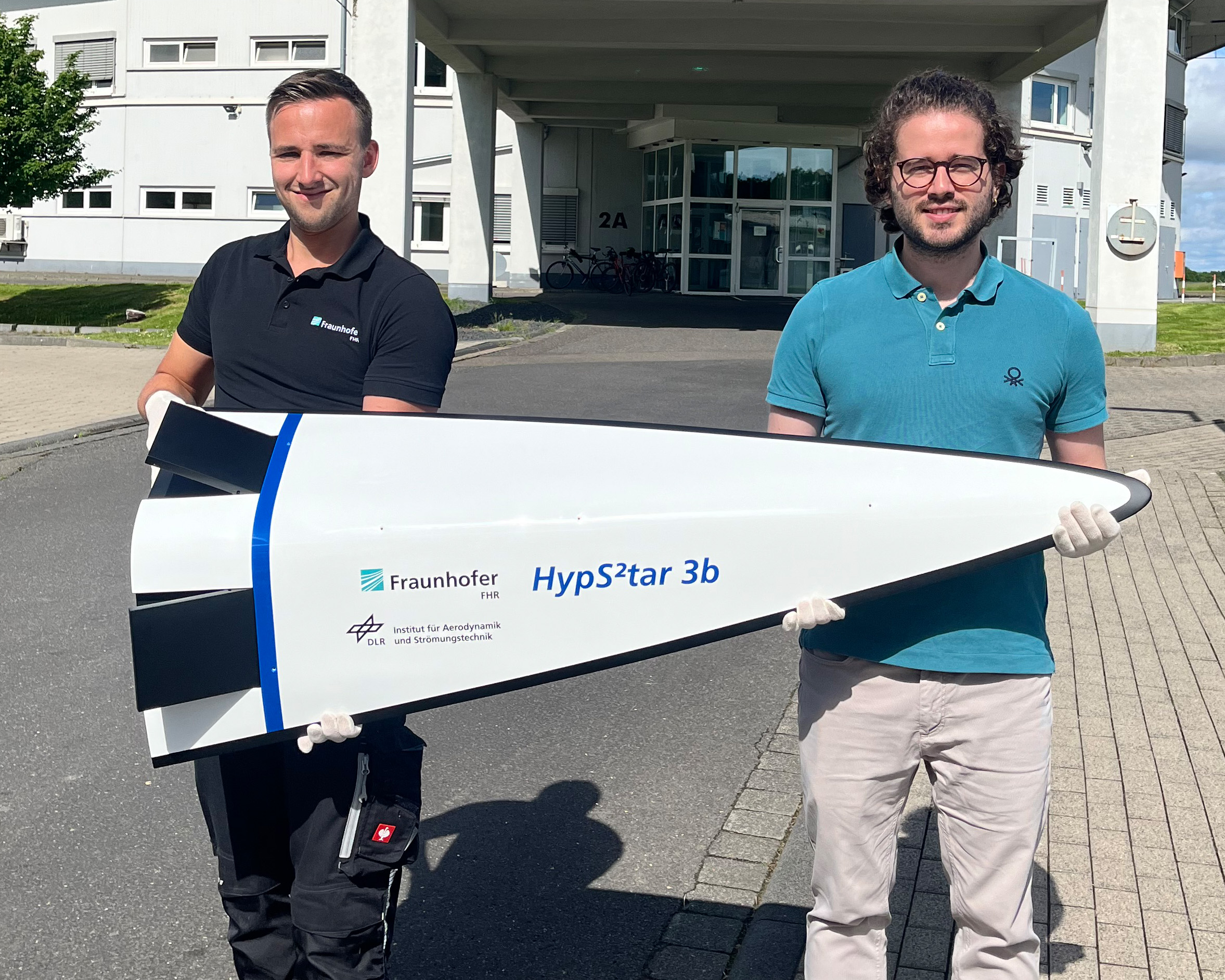 Windkanalmodell des Hyperschallgleiters HypS²tar 3b