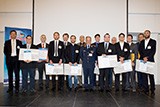 Alle Preisträger des AFCEA Studienpreises 2015 bei der Verleihung in Koblenz.