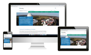 Die neue Internetseite des Fraunhofer FHR passt sich alle Bildschirmgrößen an.
