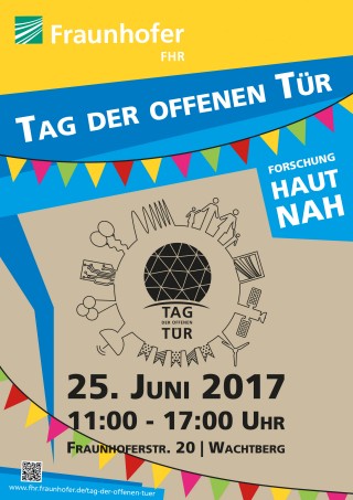 Besucher können am Tag der offenen Tür am 25. Juni 2017 die Forschung des Fraunhofer FHR hautnah erleben und einen Blick in die große weiße Kugel des Instituts werfen. 