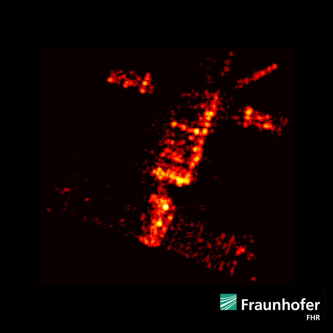 Radarabbildung des Satelliten ERS-2 vom 19.2.2024: Solarmodul intakt