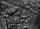 An ultrahigh resolution image of streets, buildings and forest, generated with the multi-function radar PAMIR from a distance of 7 kilometers and through clouds. An ultrahigh resolution image of streets, buildings and forest, generated with the multi-function radar PAMIR from a distance of 7 kilometers and through clouds.