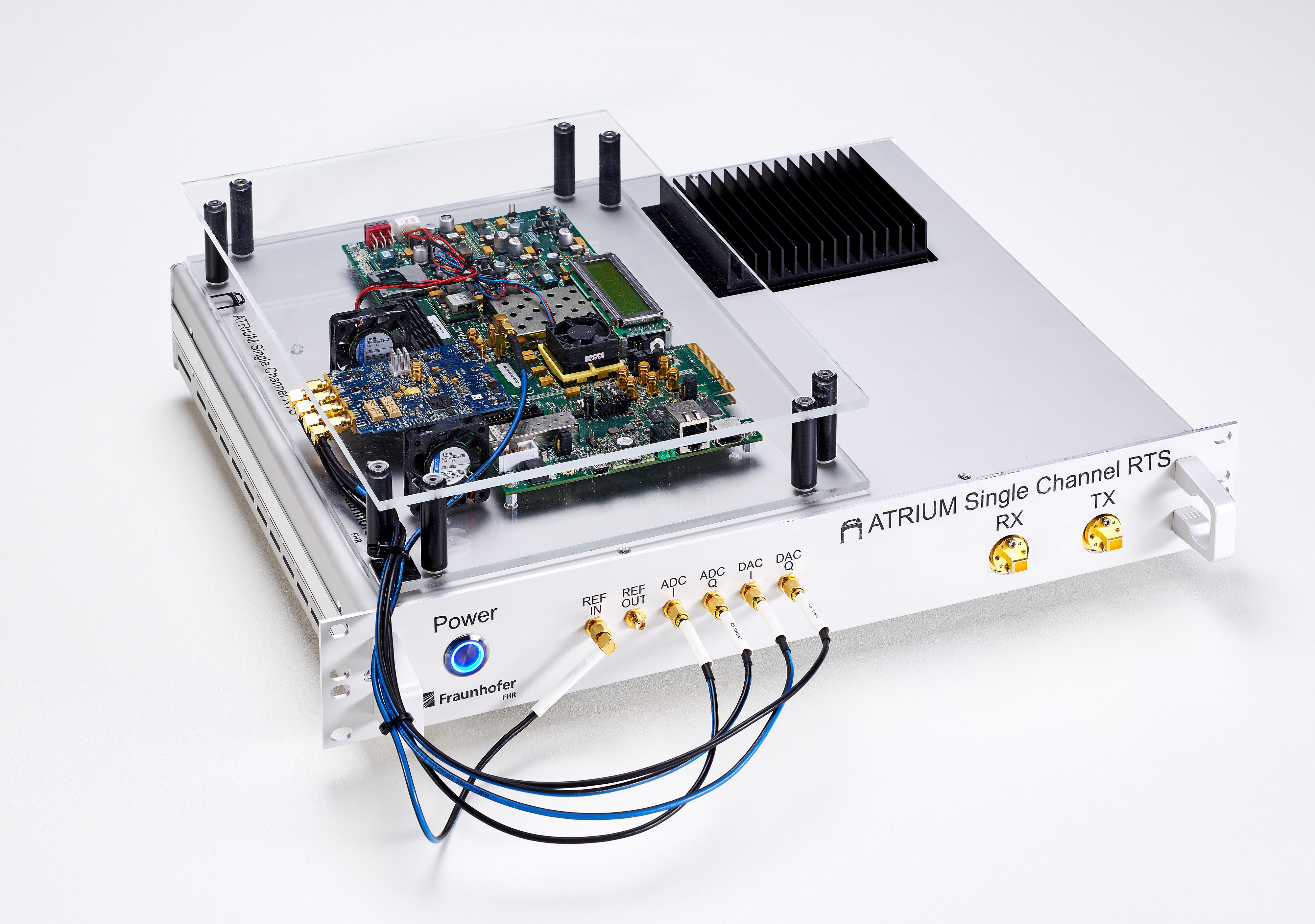 Single-channel version of the ATRIUM radar target simulator