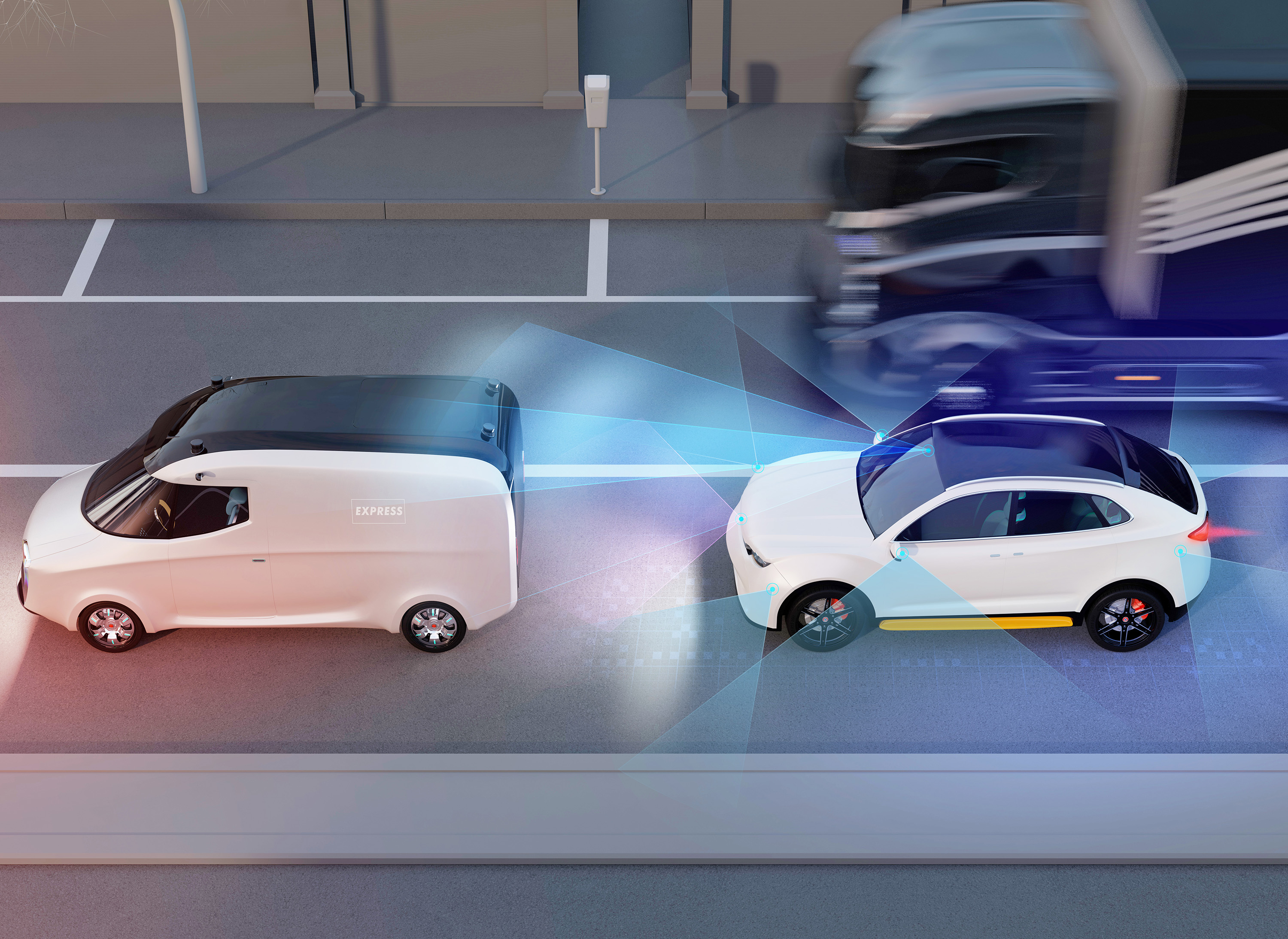 Radar sensors with a good spatial resolution are indispensable for the safety of autonomous vehicles.
