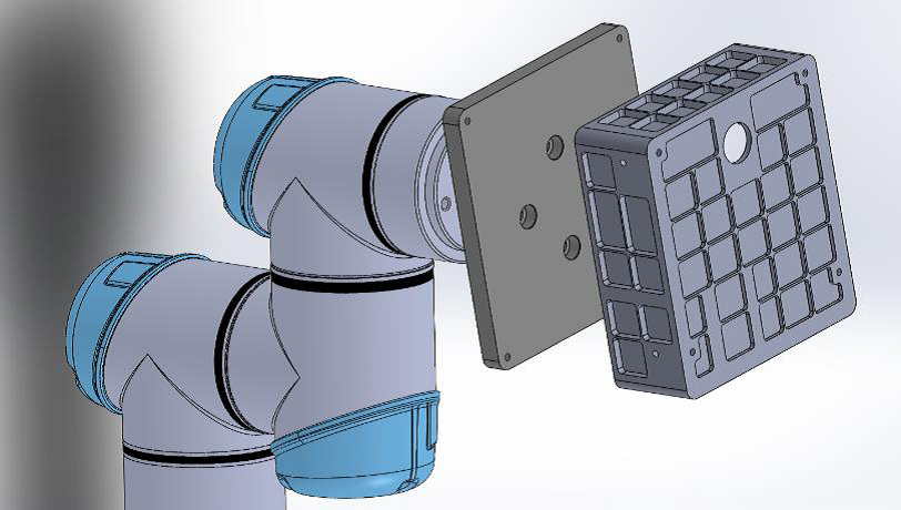 Robotiksystem zum Scan von Faserverbundmaterialien