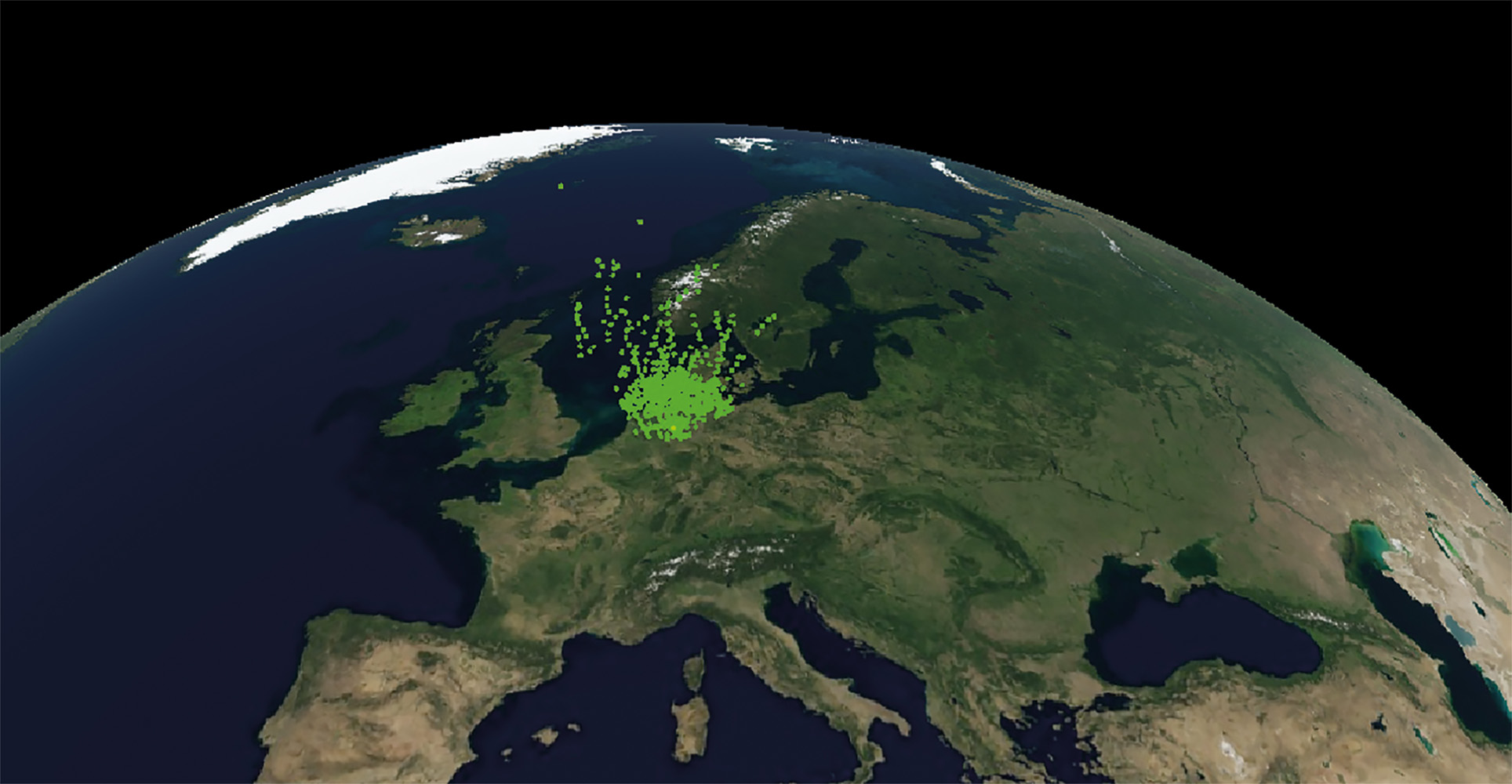 Himmelsausschnitte systematisch beobachtet
